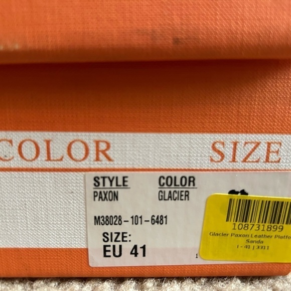 Miz Mooz Glacier Paxon Leather Platform Sandal - Women - Picture 14 of 16